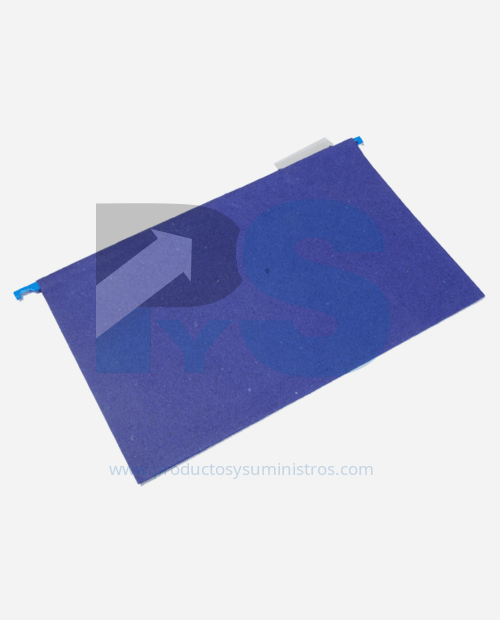 Folder Colgante Azul Varilla Plastica