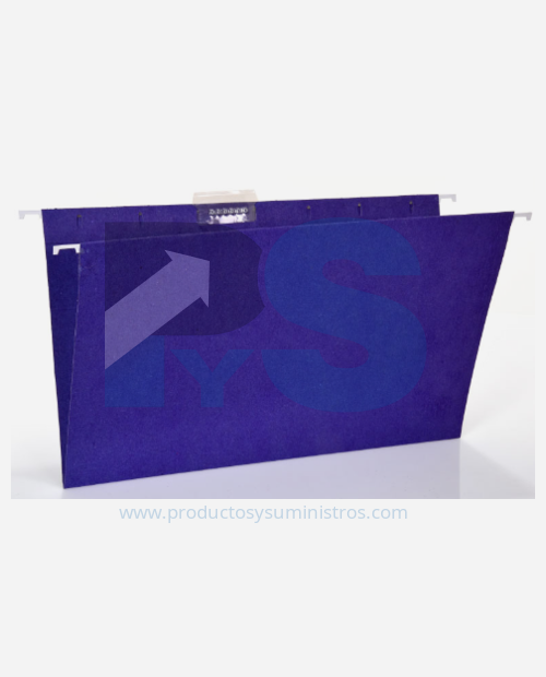 Folder Colgante Azul Varilla Metálica