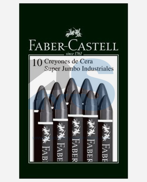 Crayones Faber Negro*10 unidades