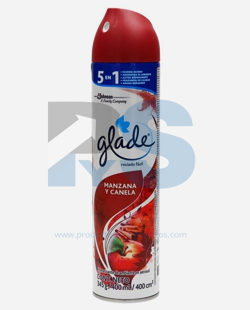 Ambientador Spray Glade * 400 ml Manzana y Canela