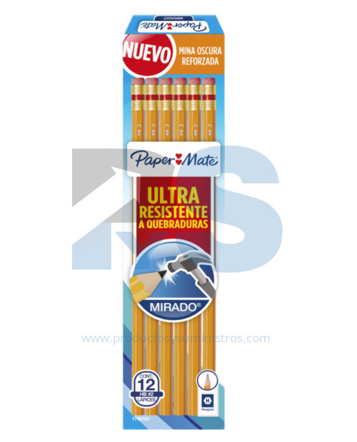 Lápiz Mirado No. 2 x 12 Uds