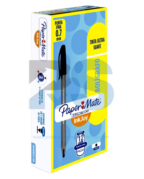 Esfero Kilométrico Negro x 12 Uds