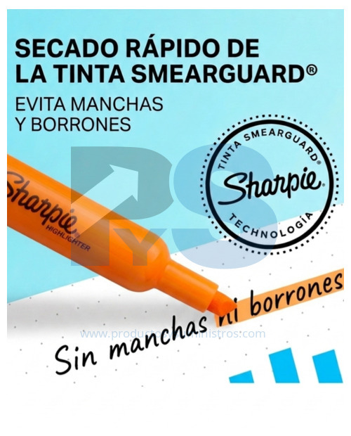Resaltador Naranja Sharpie Tank