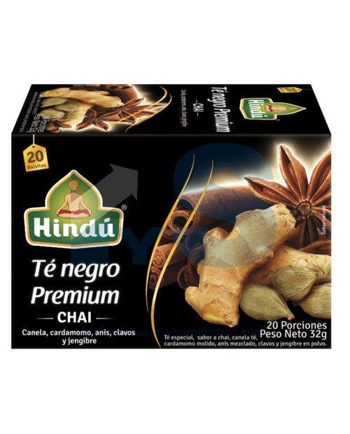 Té Hindú Negro Chai x 20 sobres 