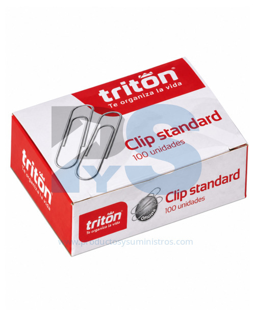 Clip Metálico Triton Standard x 100 Unidades
