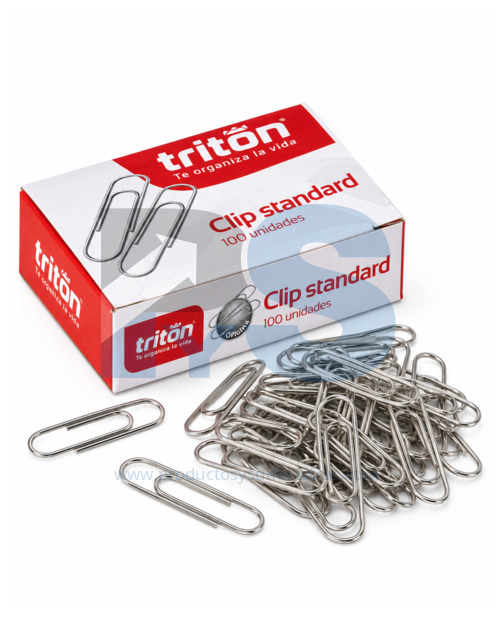 Clip Metálico Triton Standard x 100 Unidades