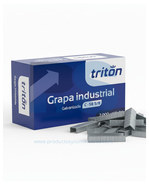 Grapa Galvanizada TRITON C-58 5/8 x 2000 Uds