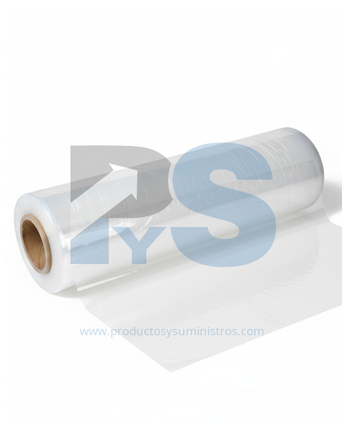 Película Strech Transparente Embalaje Fuerte 50 cm Alto x 450 m Largo