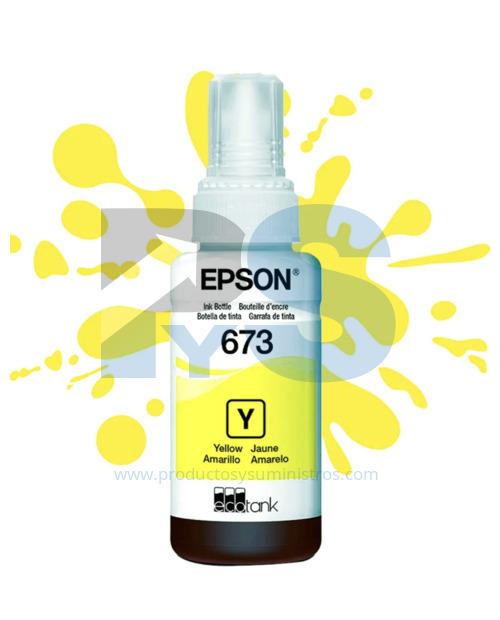 Tinta Botella T664420 Yellow L200 70 ml