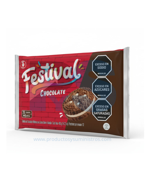 Galletas Festival Chocolate x 12 Uds