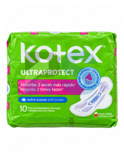 Toallas Higiénicas Kotex x 10 Uds