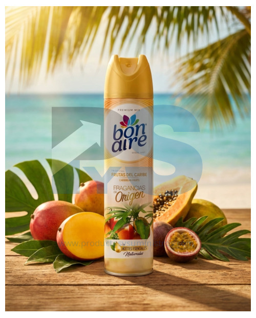 Ambientador Spray Bonaire x 400 ml Frutas del Caribe