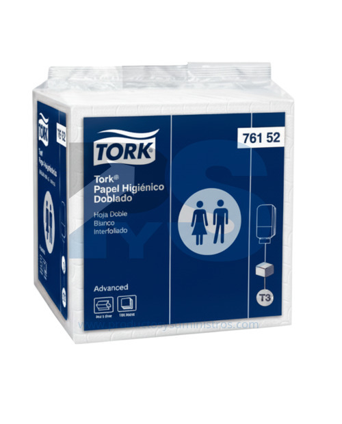 Papel Higiénico Blanco Multihojas Familia Tork® Ref.76152 x 180 Hojas