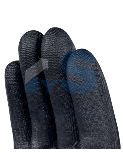 Guante Tejido de Poliéster Palma PU Delta Plus VE702PN Talla 6 x 12 pares