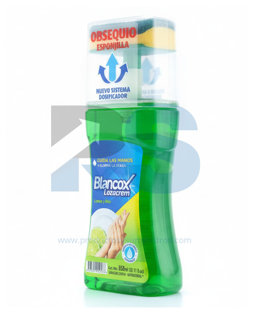 Jabón Líquido Lavaloza Lozacrem x 850 ml Limón