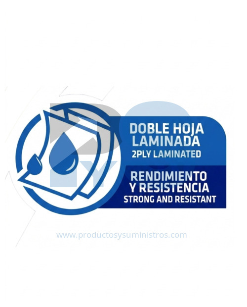 Toalla Manos Sanitisu 2H Blanca x 100 Mts  x 6 Rollos