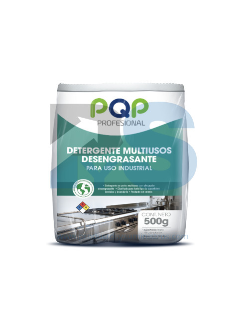 Detergente en Polvo multiusos DESENGRASANTE PQP x 500 g