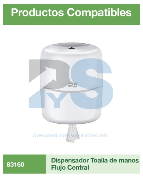Toalla Manos Blanca Tork Ref. 73669 x 6 Rollos x120 m/Rollo 