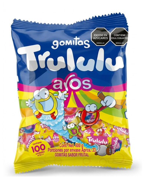 Gomitas Trululu Aros x 100 Unidades