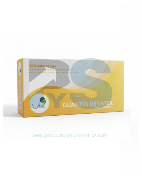 Guante Latex Ukaint Talla M x 100 Uds
