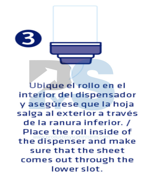 Toalla para Manos Natural Sanitisu 2H 6 rollo x 100 m/rollo