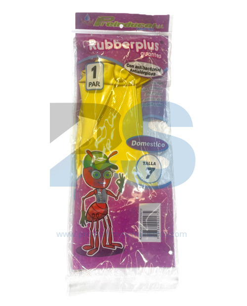 Guante Domestico Rubberplus Talla 7