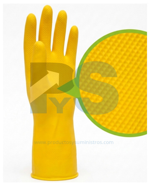 Guante Doméstico Rubberplus Amarillo