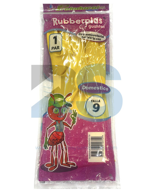 Guante Domestico Rubberplus Talla 9