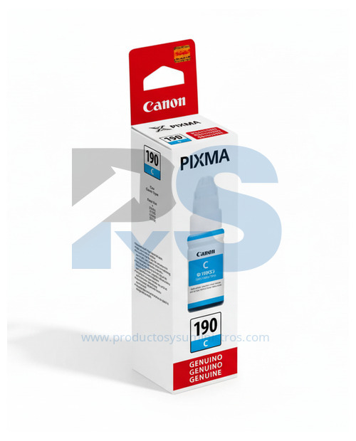 Tinta Canon GI-190 Cyan