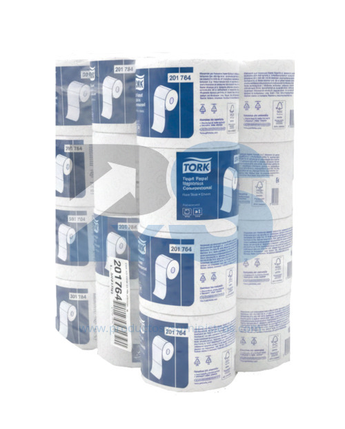 Papel Higiénico Blanco Familia Tork Ref. 201764 x 22 m Paca x 24 Rollos