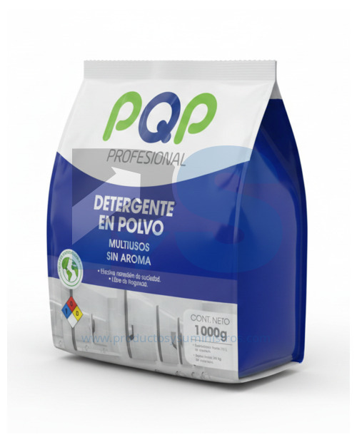 Detergente PQP Corriente SIN AROMA x 1.000 g