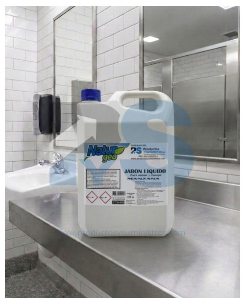 Jabón Líquido para Manos Manzana Naturgeo x 3750 ml 