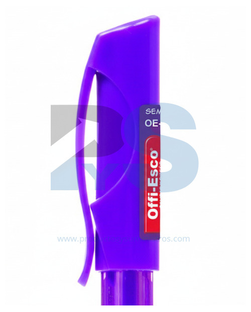 Esfero Semi Gel OE-077F  Morado OFFI-ESCO x Unidad