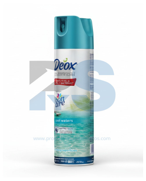 Deox Spray Desinfectante y Eliminador De Olor x 400 ml