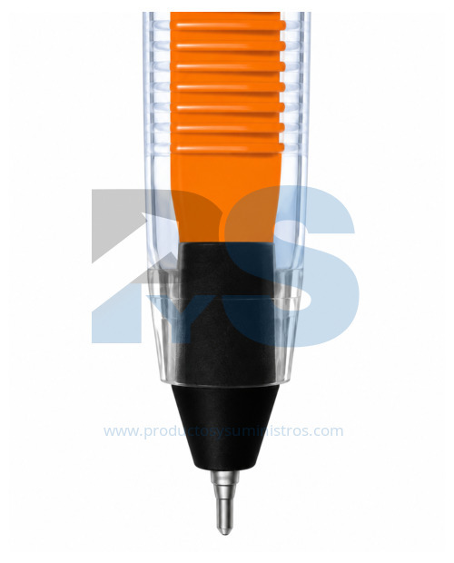 Esfero Semi Gel Negro Punta Fina Offi-Esco OE-077F 0.7 mm x 12 Unidades