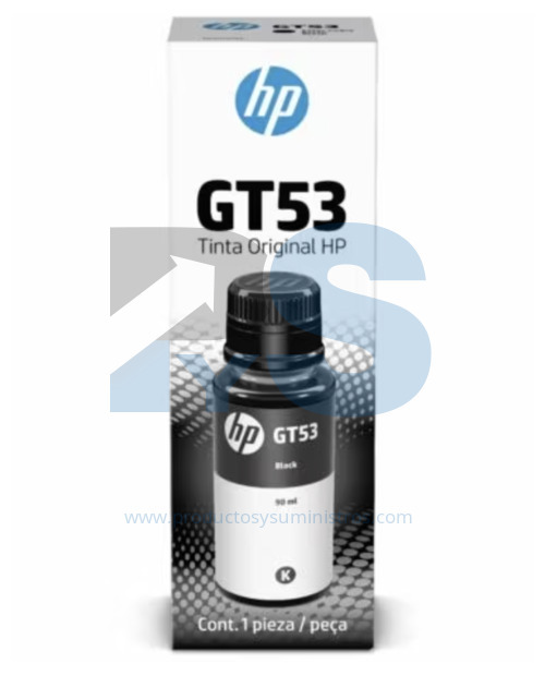 Botella de Tinta HP GT53 Negra Original
