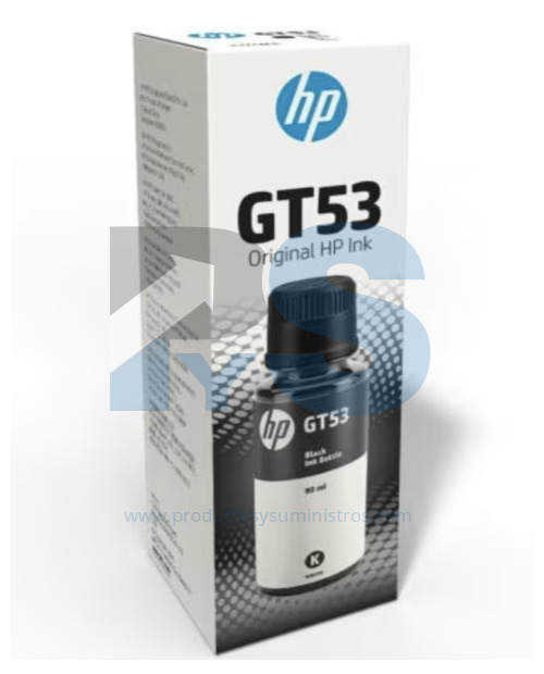 Botella de Tinta HP GT53 Negra Original