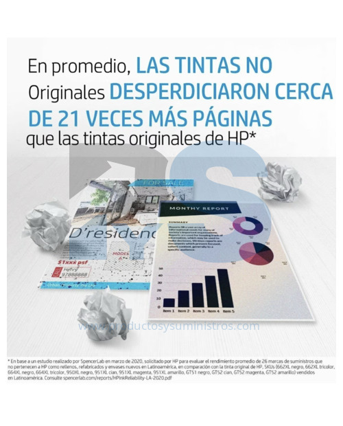 Botella de Tinta HP GT53 Negra Original