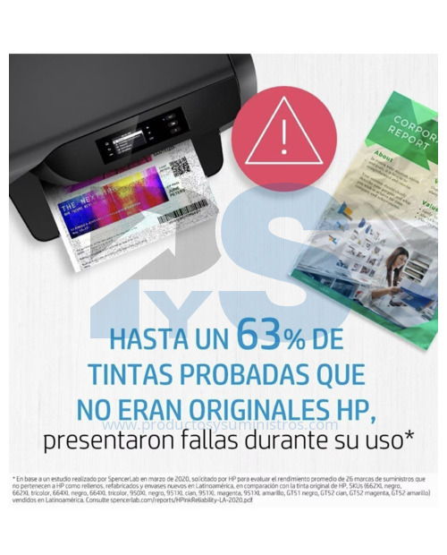 Botella de Tinta HP GT52 Amarilla Original