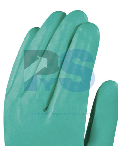 Guante de Nitrilo Interior Flocado de Algodón Delta Plus NITREX VE801