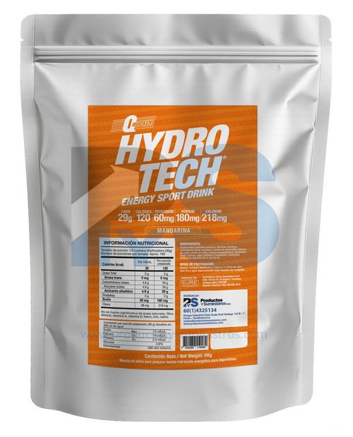 Bebida Hidratante Hydrotech Mandarina x 6 kg