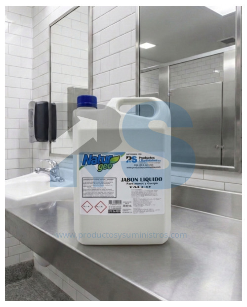 Jabón Líquido para Manos Talco Naturgeo  x 3750 ml 