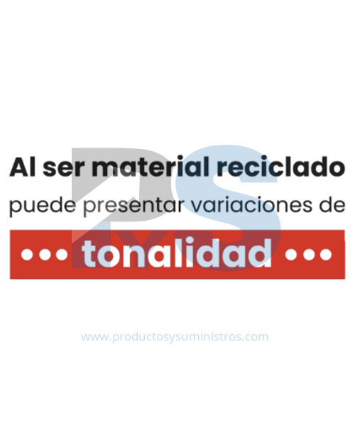 Papelera Pedal Material Recuperado Verde Estra 10 L