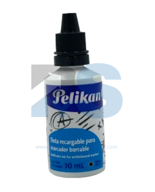 Tinta para Marcador Recargable Negra Pelikan x 30 ml 