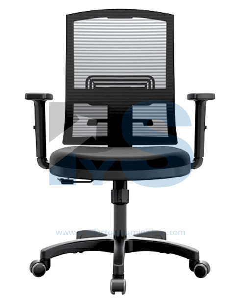 Silla Monk Light SIN Cabecero 3 Bloqueos Brazos Regulables Base Nylon TAPIZADO 1 NEGRA SIN ENSAMBLE