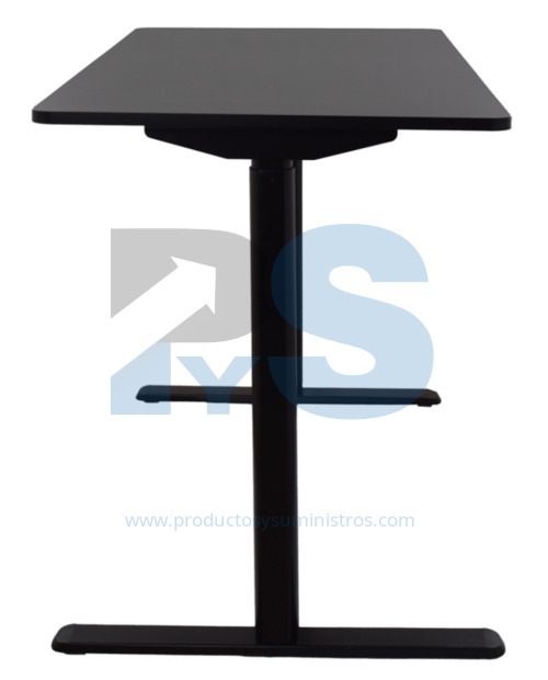 Escritorio Regulable en Altura Slide Negro