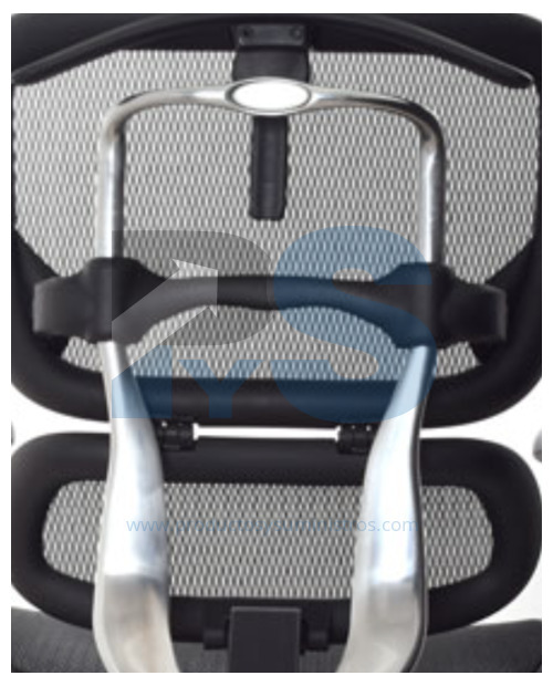 Silla Ergomesh en Malla con Cabecero NEGRO ENSAMBLADA