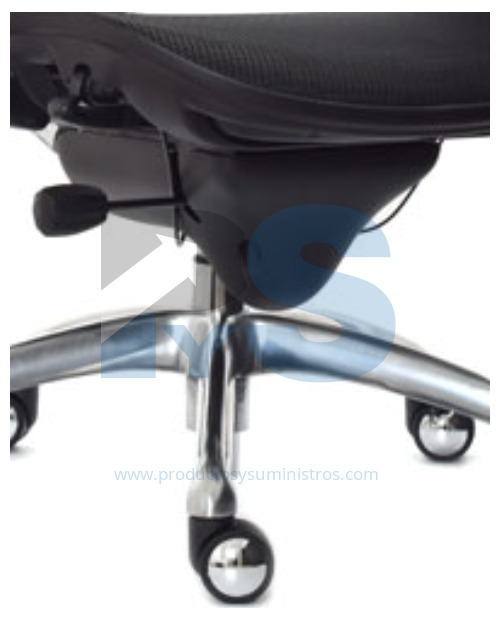 Silla Ergomesh en Malla con Cabecero NEGRO ENSAMBLADA