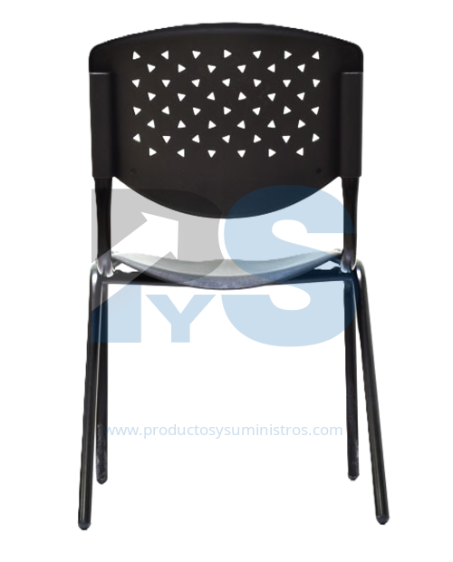 Silla Novaiso Eco Negra Estructura Negra XTA