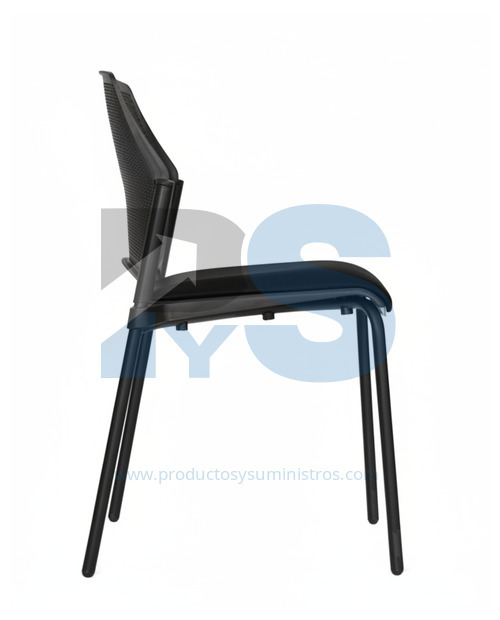 Silla Zyle Interlocutora Espaldar y Asiento Tapizado Grupo 1 4 Patas ENSAMBLADA